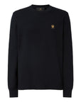 Belstaff - Dark Ink Coast Silk & Cotton Blend Knitted Sweater KNITWEAR Belstaff