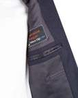 Belvest - Navy 'Natural Soft' Handcrafted Super 120s Wool Suit SUITS Belvest
