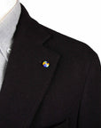Belvest - Black 'Jacket in a Box' Pure Cashmere Jersey Jacket JACKETS Belvest