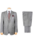 Belvest - Grey Check 'CEO' Handcrafted Pure Wool Suit SUITS Belvest