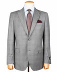 Belvest - Grey Check 'CEO' Handcrafted Pure Wool Suit SUITS Belvest