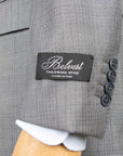 Belvest - Grey Check 'CEO' Handcrafted Pure Wool Suit SUITS Belvest