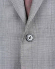 Belvest - Grey Check 'CEO' Handcrafted Pure Wool Suit SUITS Belvest