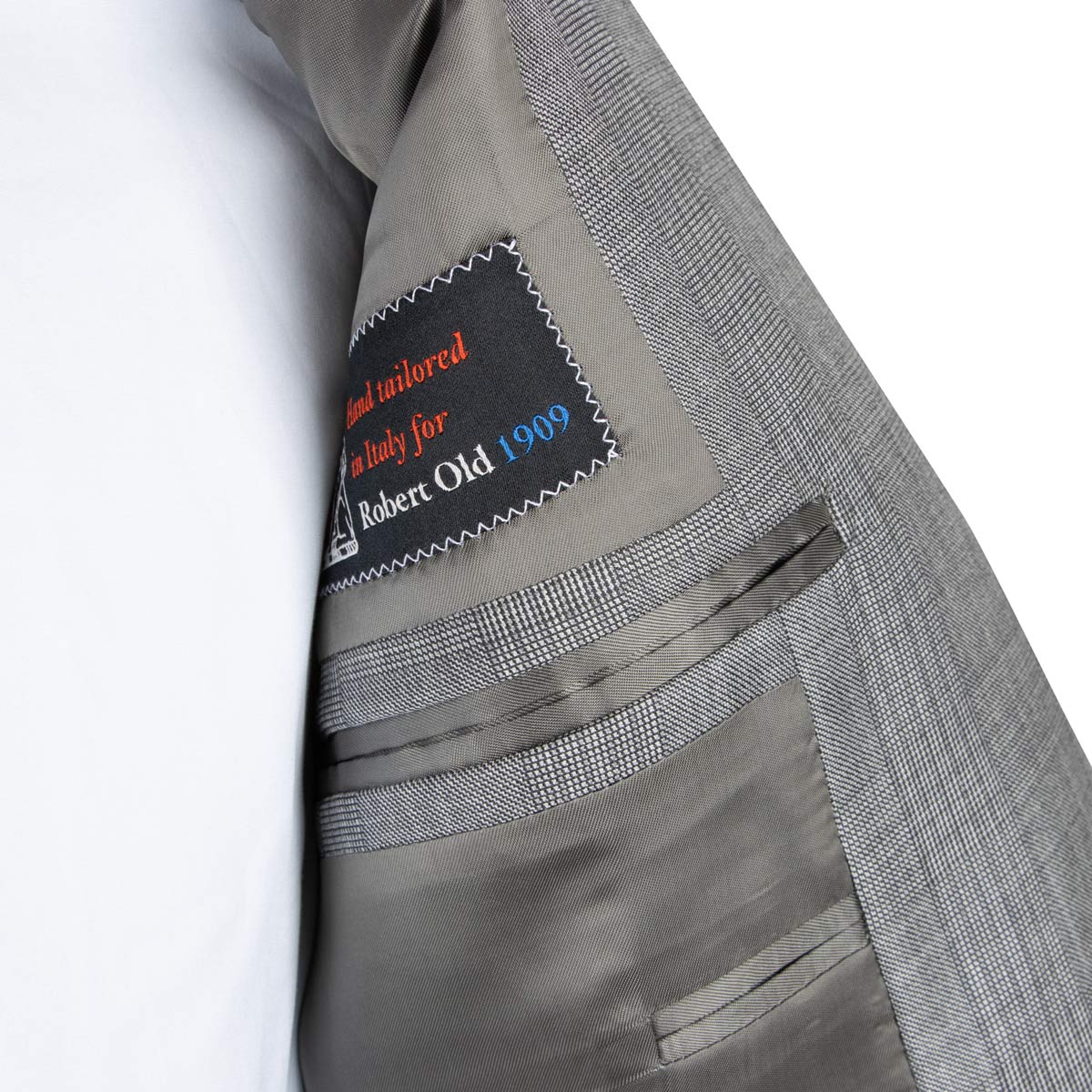 Belvest - Grey Check 'CEO' Handcrafted Pure Wool Suit SUITS Belvest