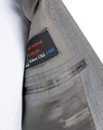 Belvest - Grey Check 'CEO' Handcrafted Pure Wool Suit SUITS Belvest