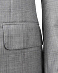 Belvest - Grey Check 'CEO' Handcrafted Pure Wool Suit SUITS Belvest