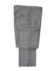 Belvest - Grey Check 'CEO' Handcrafted Pure Wool Suit SUITS Belvest