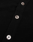 Robert Old - Black Beaulieu Cashmere Sleeveless Cardigan CASHMERE Robert Old