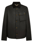 Belstaff - Black Ground Waxed Cotton Jacket BLOUSONS Belstaff