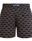 Vilebrequin - Navy Turtles Chain 'Moorise' Swim Shorts SWIMWEAR Vilebrequin