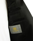 Robert Old - Blue & Black Paisley Wool & Silk Jacquard Tuxedo Jacket JACKETS Robert Old