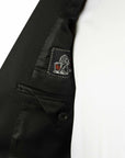 Robert Old - Blue & Black Paisley Wool & Silk Jacquard Tuxedo Jacket JACKETS Robert Old