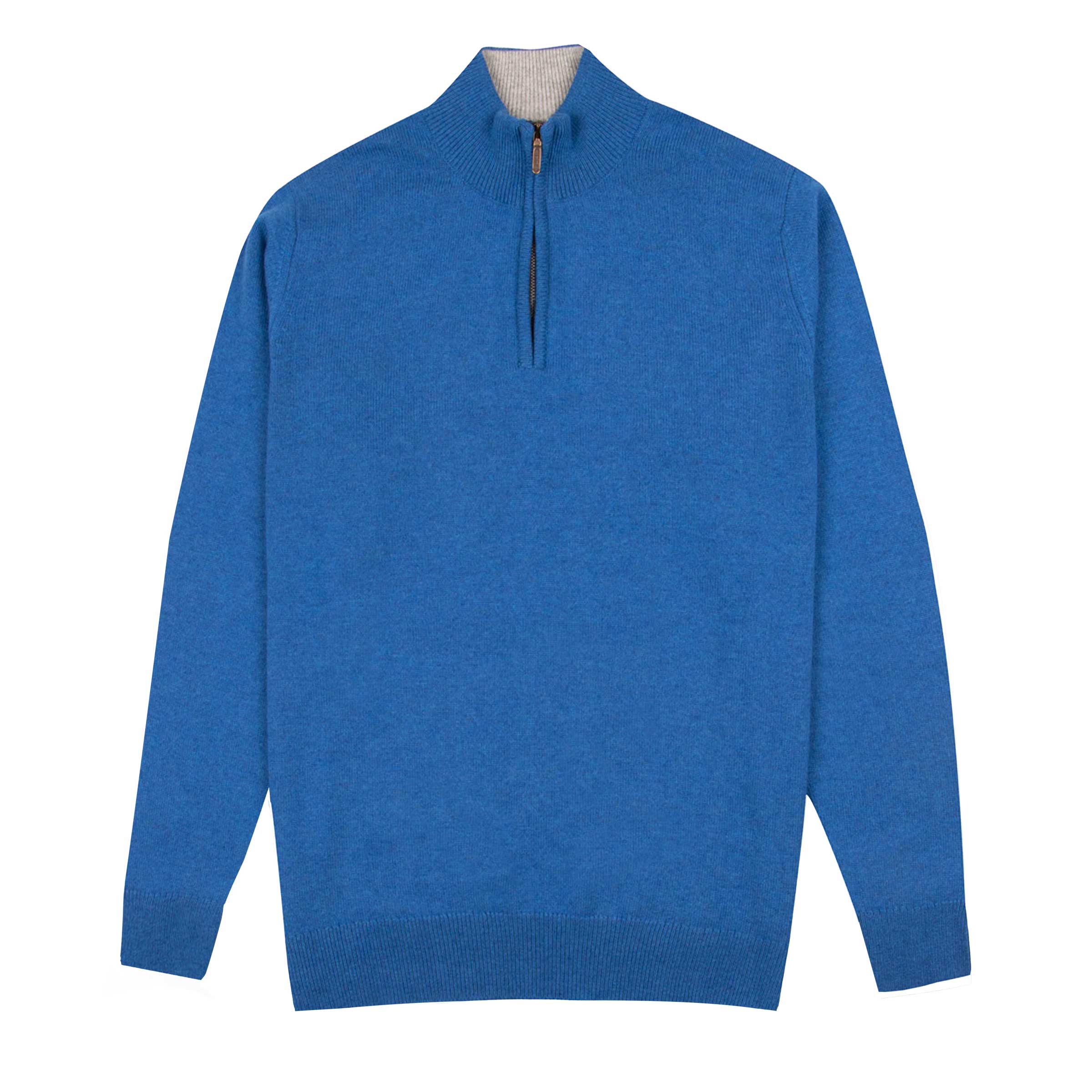 Robert Old - The Bowmore 1/4 Zip Neck Cashmere Sweater - Coast & Brume CASHMERE Robert Old