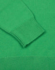 Robert Old - The Bowmore 1/4 Zip Neck Cashmere Sweater - Grasshopper Green CASHMERE Robert Old