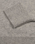 Robert Old - The Bowmore 1/4 Zip Neck Cashmere Sweater - Brume & Smog CASHMERE Robert Old