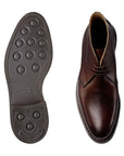 Crockett & Jones - Brecon Dark Brown Country Grain Boots SHOES Crockett & Jones