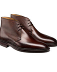 Crockett & Jones - Brecon Dark Brown Country Grain Boots SHOES Crockett & Jones