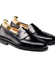 Crockett & Jones - Boston Calf Leather Penny Loafer SHOES Crockett & Jones Black 6UK