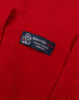 Robert Old - Ruby Red Mallaig 4ply Cashmere Cardigan CASHMERE Robert Old