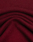 Robert Old - Claret Red Chatsworth 2ply V-Neck Cashmere Sweater CASHMERE Robert Old