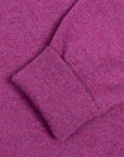 Robert Old - Loganberry Chatsworth 2ply V-Neck Cashmere Sweater CASHMERE Robert Old