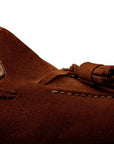 Crockett & Jones - Cavendish Polo Brown Calf Suede Tassel Loafer SHOES Crockett & Jones