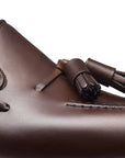 Crockett & Jones - Cavendish Dark Brown Burnished Calf Tassel Loafer SHOES Crockett & Jones