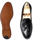 Crockett & Jones - Cavendish Black Calf Tassel Loafer SHOES Crockett & Jones