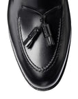 Crockett & Jones - Cavendish Black Calf Tassel Loafer SHOES Crockett & Jones