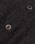 Robert Old - Charcoal Beaulieu Cashmere Sleeveless Cardigan CASHMERE Robert Old