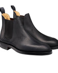 Crockett & Jones - Chelsea 5 Black Rough-Out Suede Boots SHOES Crockett & Jones