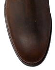 Crockett & Jones - Chelsea 5 Dark Brown Rough-Out Suede Boots SHOES Crockett & Jones