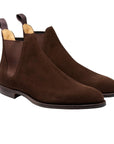Crockett & Jones - Chelsea 8 Brown Suede Boots SHOES Crockett & Jones
