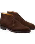 Crockett & Jones - Dark Brown Chiltern Suede Chukka Boots SHOES Crockett & Jones