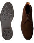 Crockett & Jones - Dark Brown Chiltern Suede Chukka Boots SHOES Crockett & Jones