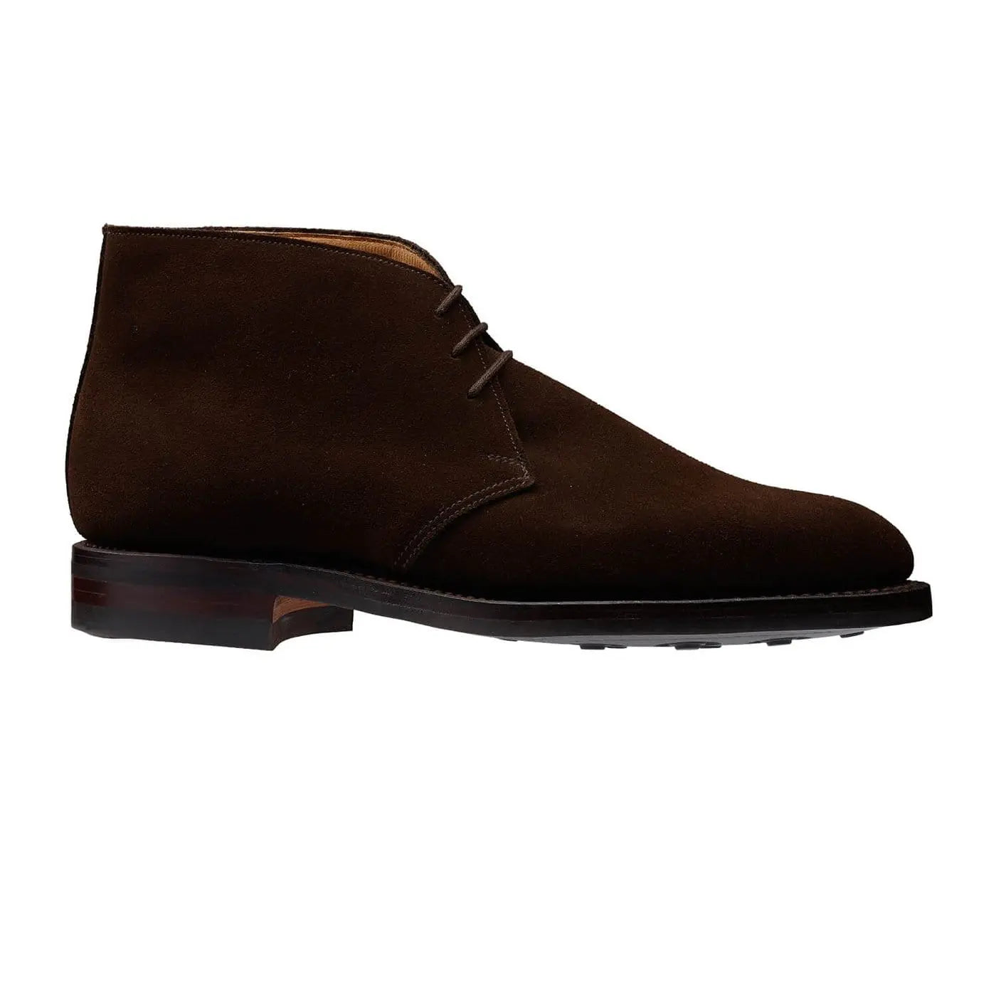 Crockett & Jones - Dark Brown Chiltern Suede Chukka Boots SHOES Crockett & Jones
