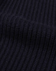Robert Old - Dark Navy Colonial 8ply Cashmere Shawl Cardigan CASHMERE Robert Old