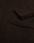 Robert Old - Ebony Colonial 8ply Cashmere Shawl Cardigan CASHMERE Robert Old