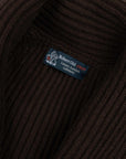 Robert Old - Ebony Colonial 8ply Cashmere Shawl Cardigan CASHMERE Robert Old