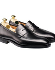 Crockett & Jones - Sydney Black Calf Penny Loafer - Single City Sole SHOES Crockett & Jones