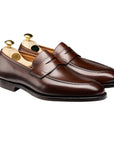 Crockett & Jones - Sydney Brown Calf Penny Loafer - Single City Sole SHOES Crockett & Jones