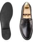 Crockett & Jones - Boston Black Calf City Sole Penny Loafer SHOES Crockett & Jones