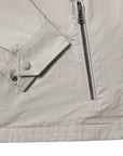 Belstaff - Cement Grey Drome Cotton Gabardine Overshirt BLOUSONS Belstaff