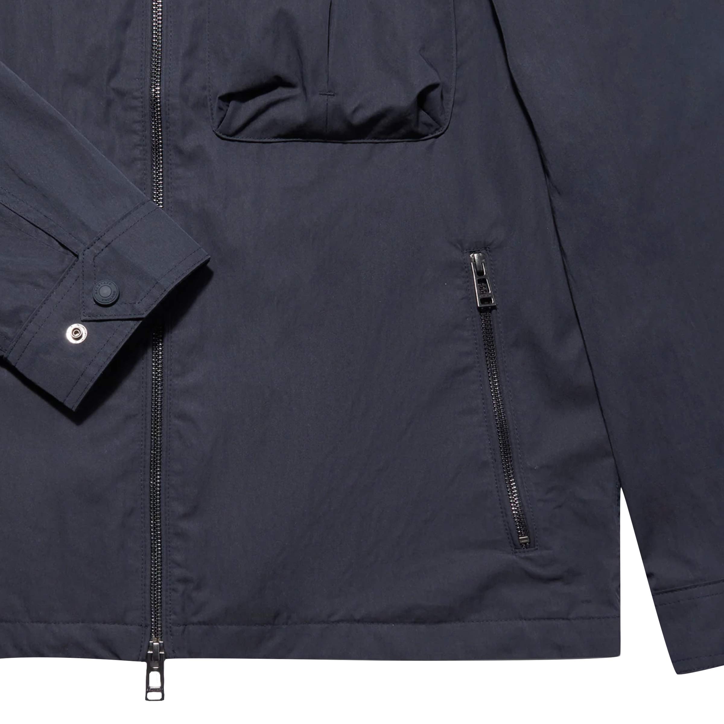 Belstaff - Dark Ink Drome Cotton Gabardine Overshirt BLOUSONS Belstaff