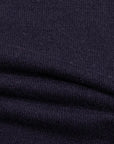 Robert Old - Dark Navy Chatsworth 2ply V-Neck Cashmere Sweater CASHMERE Robert Old