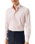 Eton - Pink Striped Signature Twill Slim Fit Shirt L/S SHIRTS Eton