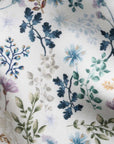 Eton - White with Blue Floral Pattern Signature Twill Contemporary Fit Shirt L/S SHIRTS Eton