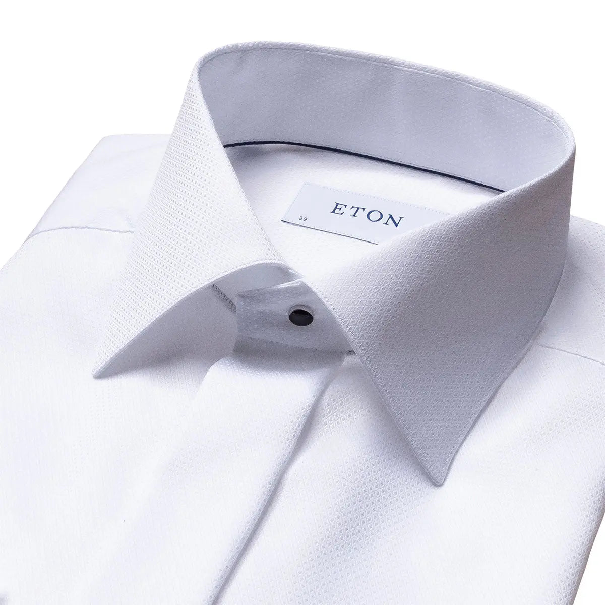 Eton - White Dobby Contemporary Fit Evening Shirt L/S SHIRTS Eton