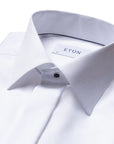 Eton - White Dobby Contemporary Fit Evening Shirt L/S SHIRTS Eton