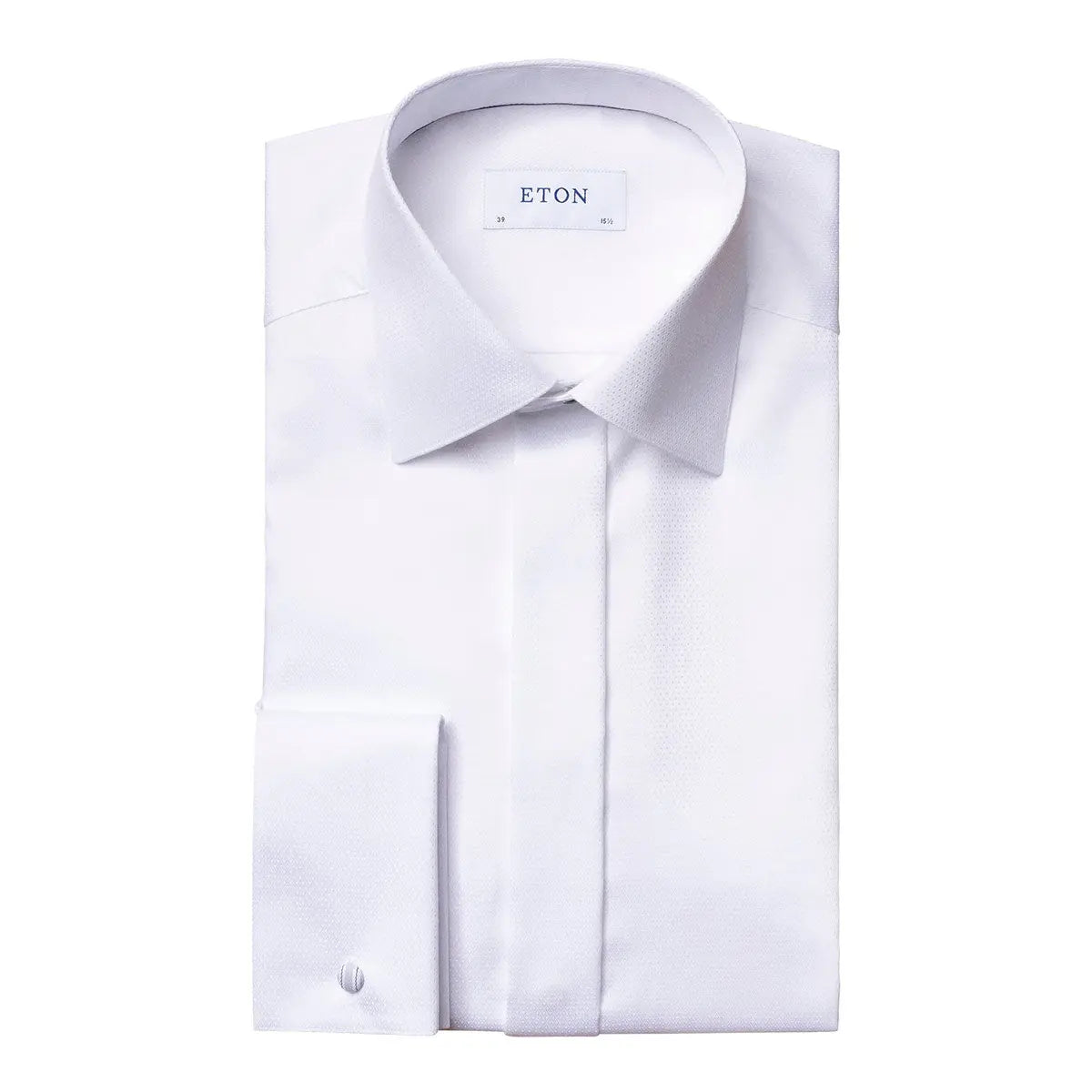 Eton - White Dobby Contemporary Fit Evening Shirt L/S SHIRTS Eton